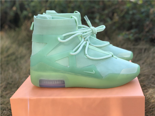 Poison version_ Nike Air Fear of God 1 fog high_ mint green number AR4237-300_ full code shipment 40-47.5-0e48914f